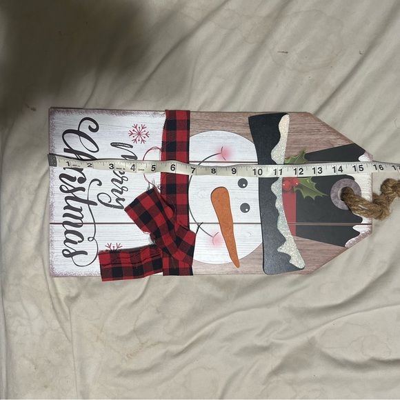 Snowman Christinas Sign - Picture 3 of 3